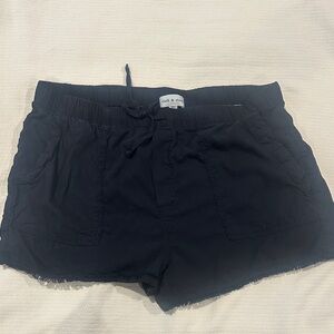 Cloth & Stone Black Women's Cargo Shorts